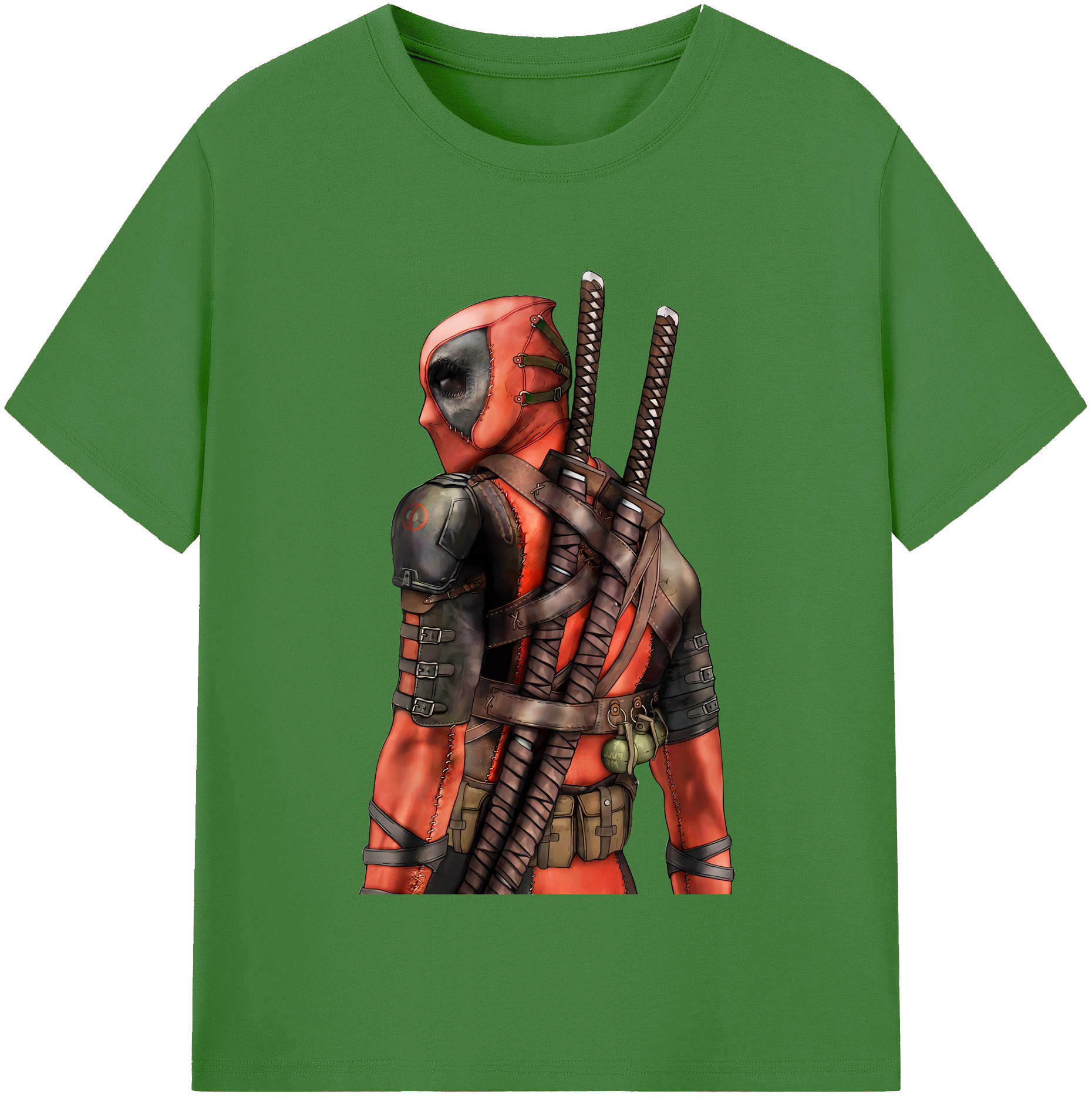 （画像用） Deadpool デッドプール レディースカジュアルプリントTシャツ（綿100％）
